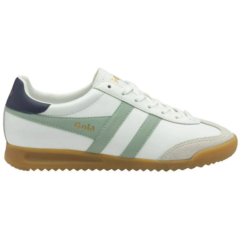 Image of Gola Lace-up leather sneakers For Her Gola Torpedo Leather Bleu Female 38