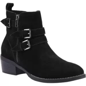 Image of Hush Puppies Womens Jenna Suede Zip Up Ankle Boots UK Size 3 (EU 36)