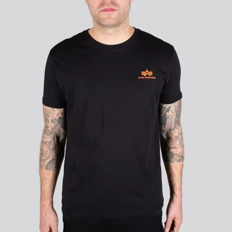 Image of alpha industries T-Shirt reflective Alpha Industries Backprint T Print Noir Male 3XL