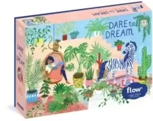 Image of Dare to Dream 1,000 Piece Puzzle : (Flow) for Adults Families Picture Quote Mindfulness Game Gift Jigsaw 26 3/8" x 18 7/8"