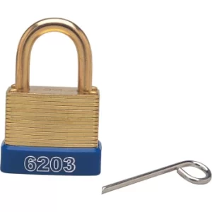 image of 40X25MM Laminated Brass 3 No Combination Padlock