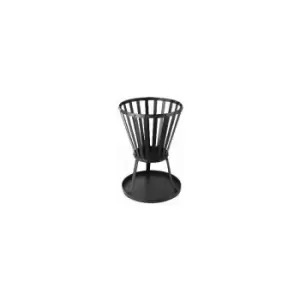 Image of Fire Pit Portable Patio Outdoor Heating Fire Basket Brazier Firepit