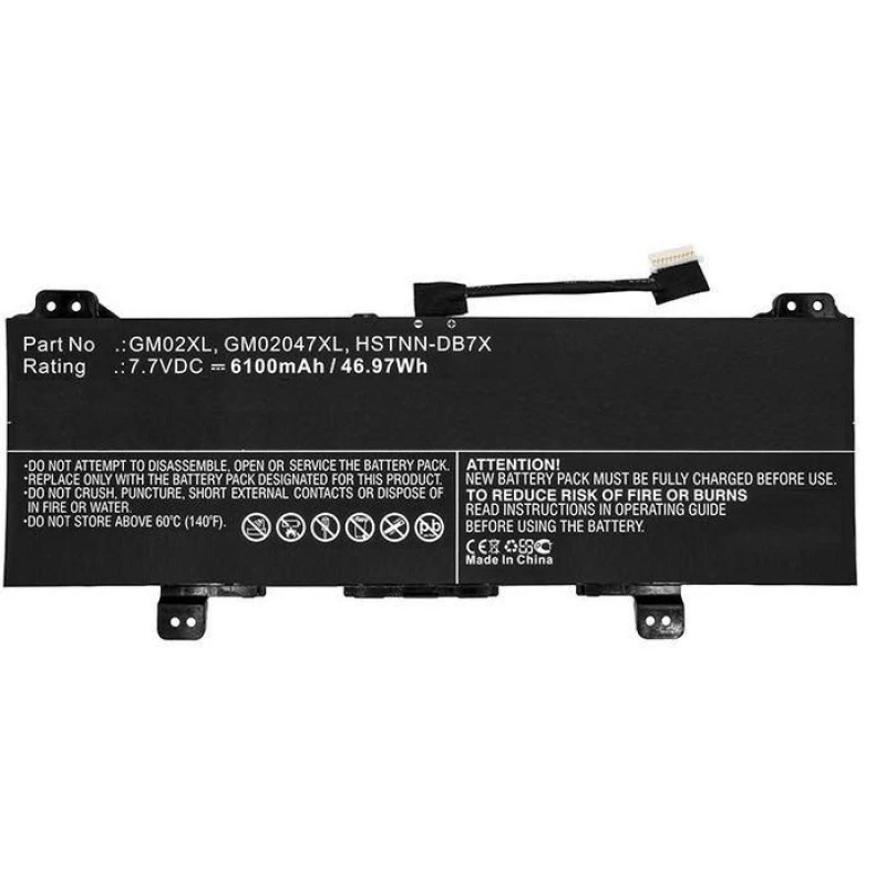 Image of CoreParts Lpop ery for HP 47Wh