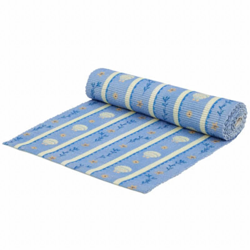 Image of Furn furn. Sea Shells Indoor/Outdoor Table Runner in Blue Blue One Size Unisex 5025532823731