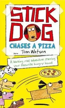 Image of Stick Dog Chases a Pizza by Tom Watson