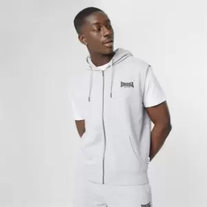 Image of Lonsdale Heavyweight Sleeveless Hoodie - Grey