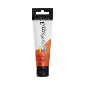 Image of Daler Rowney System 3 Acrylic Paint 59ml Cadmium Orange