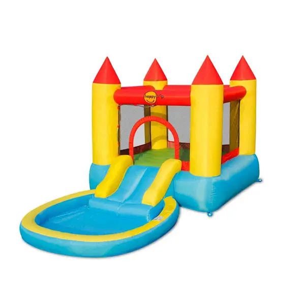 Image of Plum Happy Hop Bouncy Castle with Pool and Slide