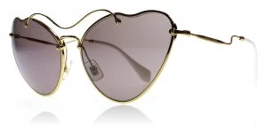 Image of Miu Miu MU55RS Sunglasses Antique Gold 7OE-6X1 65mm