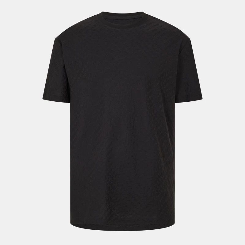 Image of Armani Exchange Mens Regular Fit T-Shirt Black AOP FC022 male S