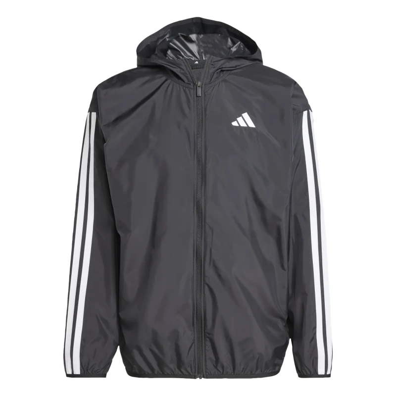 Image of Adidas Hooded waterproof jacket adidas Essentials 3-Stripes Noir Male 2XL
