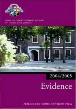 Image of Evidence by Joseph Barry and Patrick Gallimore and Inns of Court School of Law Paperback
