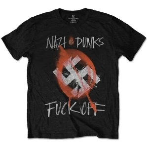 Image of Dead Kennedys - Nazi Punks Unisex Large T-Shirt - Black