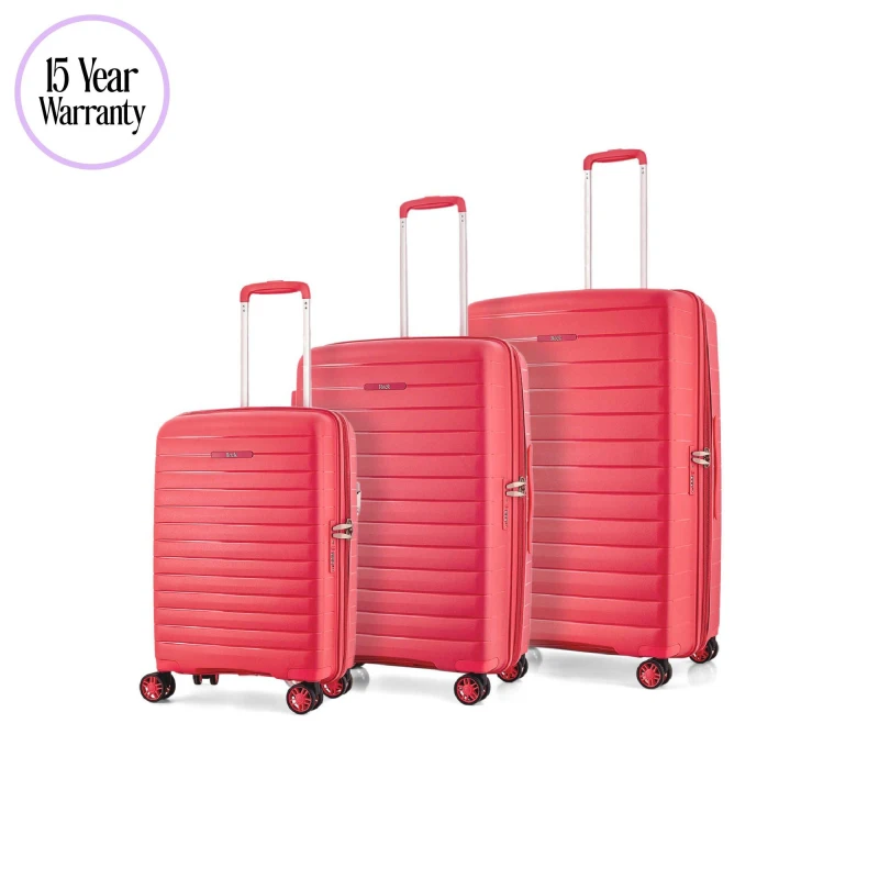 Image of Rock Rock Palma Suitcase Coral unisex 3pc Set