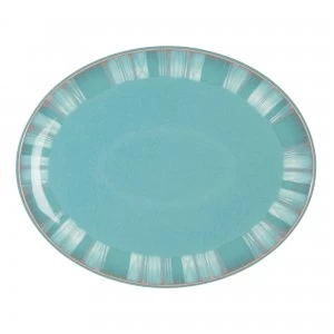 Denby Azure Coast Oval Platter Near Perfect