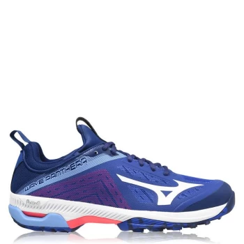 Image of Mizuno Wave Panthera Pro Hockey Shoe - Blue