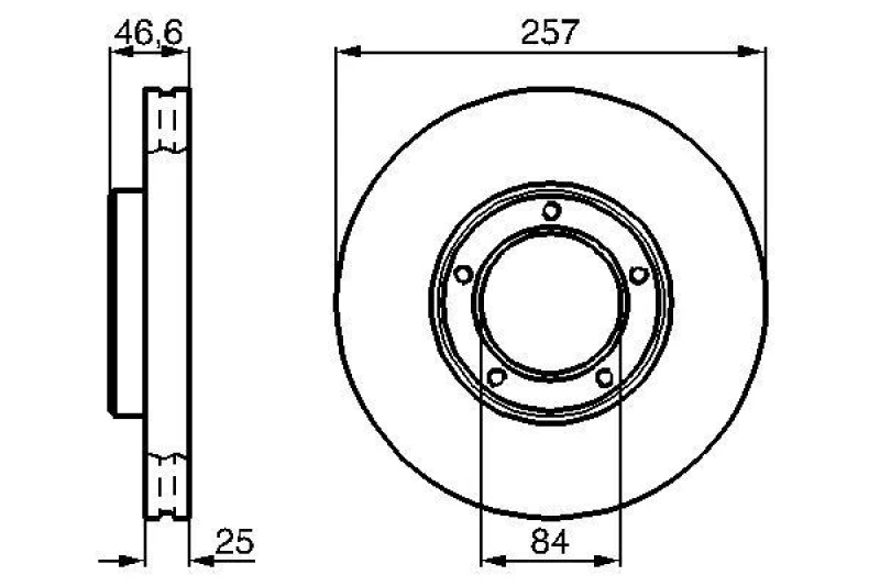 Image of Brake disc Bosch 0 986 478 397