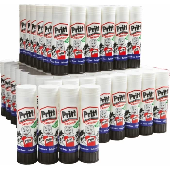 Image of Pritt 1618864 Glue Sticks 43g Pack of 100 + 4 Free