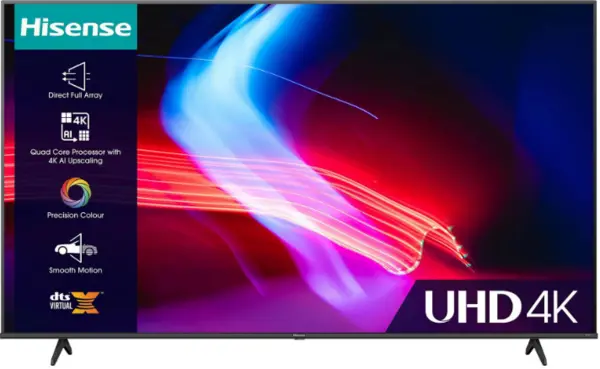 Image of Hisense 55" 55A6KTUK Smart 4K Ultra HD LED TV
