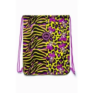 image of Hype LOL Surprise Alto Drawstring Bag (One Size) (Purple/Neon Yellow)