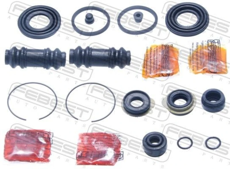 Image of FEBEST 0575-GFR Brake Caliper Repair Kit Rear Axle Repair Kit,brake caliper (405)