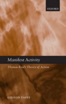 Image of Manifest Activity by Gideon Yaffe Paperback