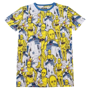Image of Cakeworthy Star Wars Droid AOP T-Shirt - L