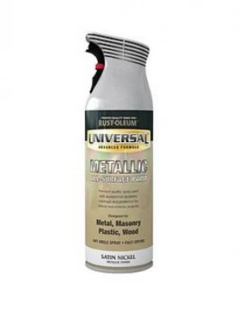 Image of Rust-Oleum Universal Metallic All-Surface Spray Paint ; Satin Nickel