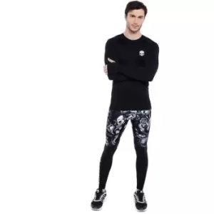 image of Hydrogen Second Skin Long Sleeves Top Mens - Black