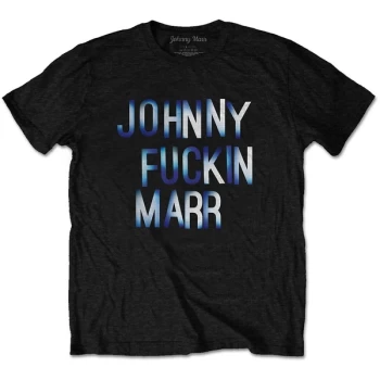 Image of Johnny Marr - JFM Unisex Large T-Shirt - Black