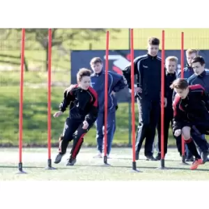 Image of Precision Boundary Poles (set Of 12) (red)