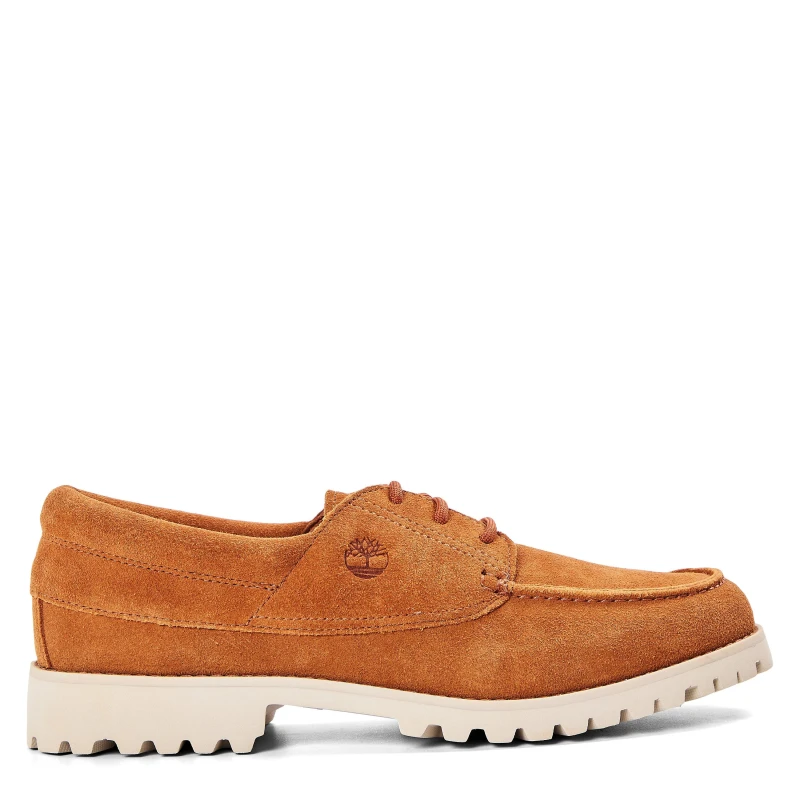 Image of Timberland Mens Timb Lace Up Derby Shoes Rust Suede male 7 (41)