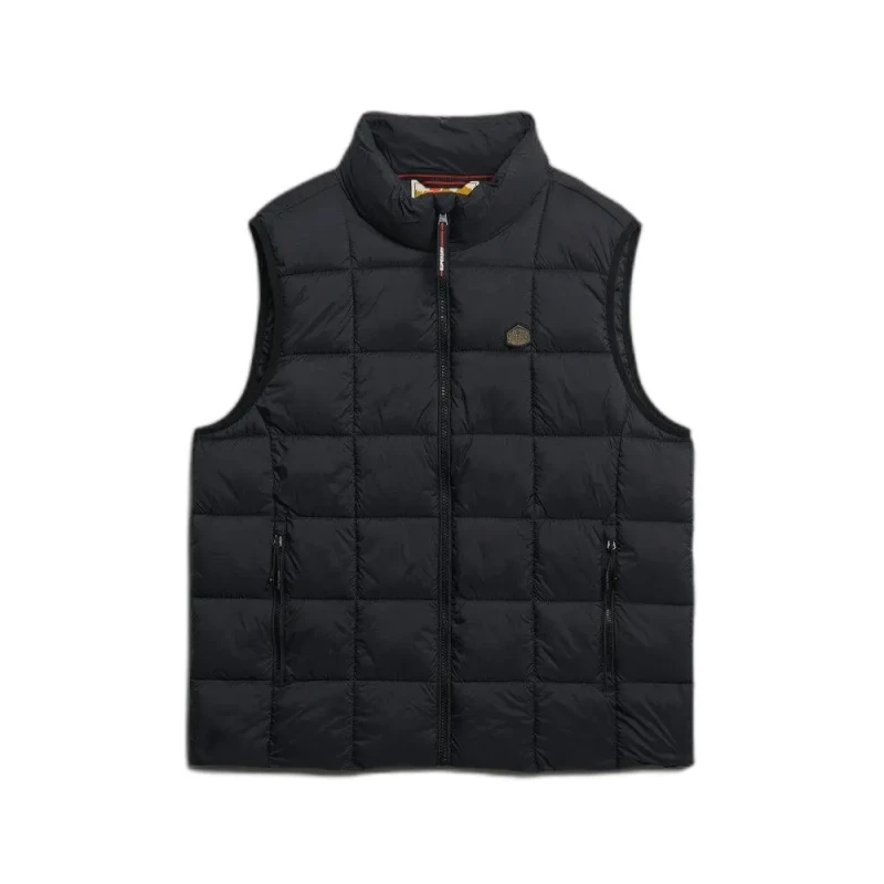 Image of Superdry Sleeveless down jacket Superdry Fuji Lite Noir Male M