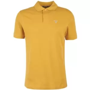 image of Barbour Cotton Polo Shirt - Yellow