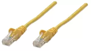 image of Intellinet Network Patch Cable, Cat5e, 1m, Yellow, CCA, U/UTP,...