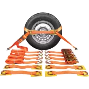 Image of Complete Vehicle Recovery Strap Set of 4