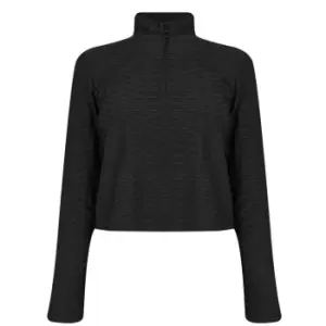 image of Miso Quarter Zip Jumper Womens - Black