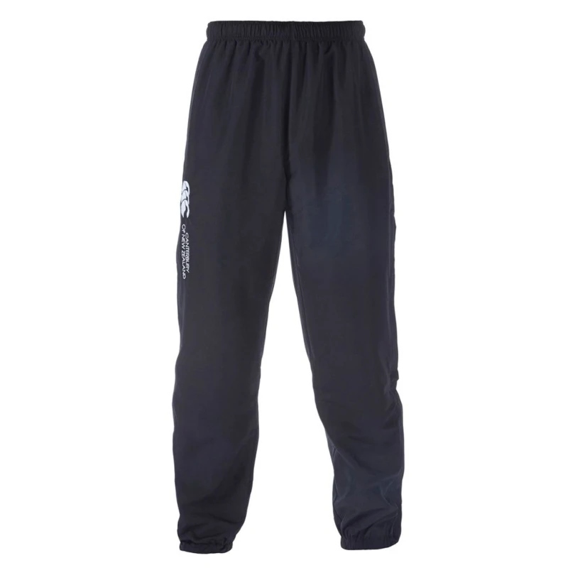 Image of Canterbury Canterbury Men Stadium Cuffed Elasticated Sports Trousers in Black Size: X-Small Black XS Male 5057080011292