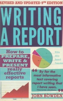 Image of Writing a Report by John Bowden Book