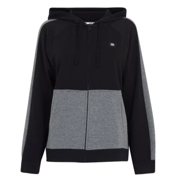 image of DKNY MYM Long Sleeve Zip Hoodie - Black 001