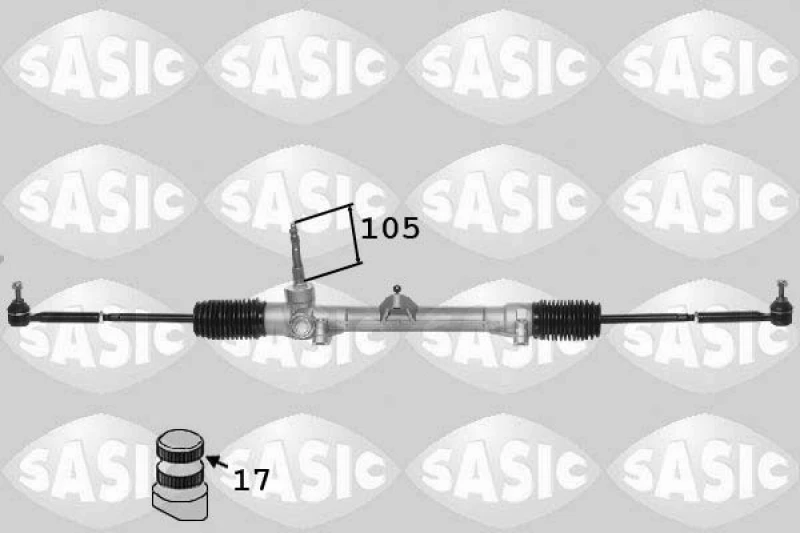Image of Steering rack SASIC 7376010