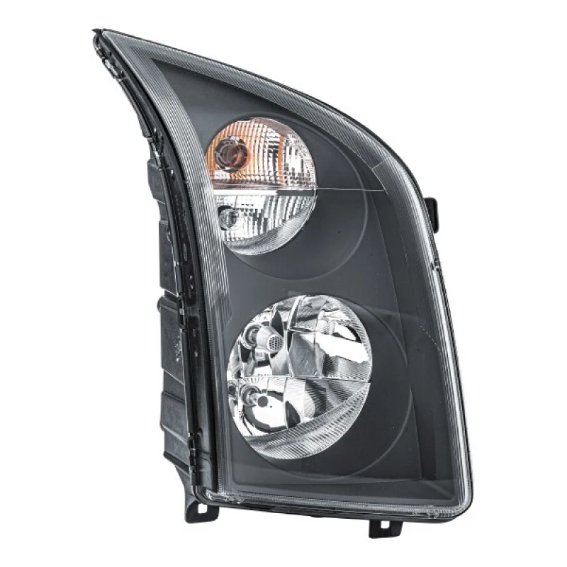 Image of HELLA 1ER 011 592-061 Headlights H7/H7, Right, with bulbs, FF Headlight (259)