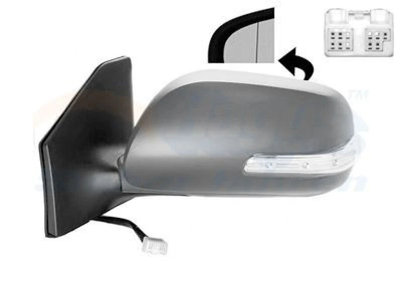 Image of VAN WEZEL Wing mirror VAN WEZEL 5311817