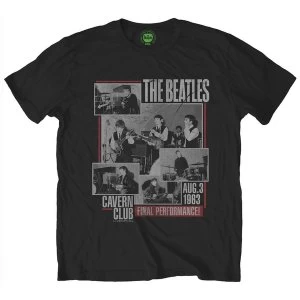 Image of The Beatles - Final Performance Unisex Large T-Shirt - Black