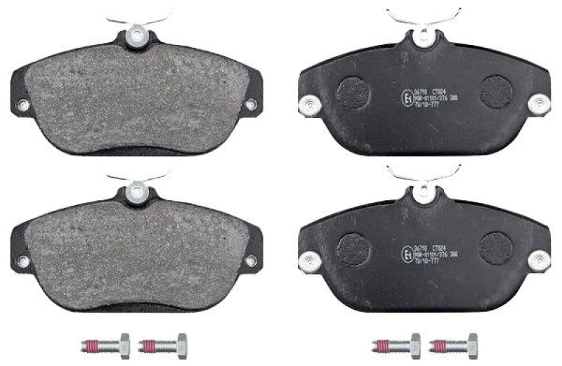 Image of A.B.S. 36710 Brake pad set without integrated wear sensor Brake Pad Set,disc brake (402)