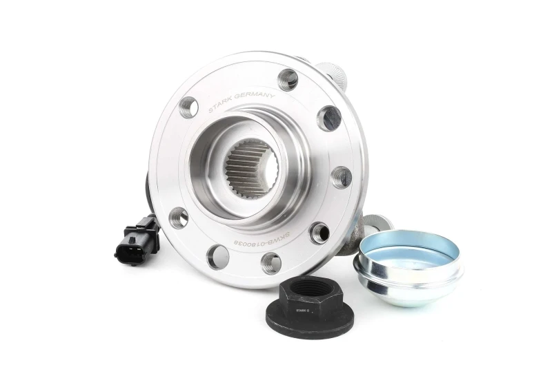 Image of STARK SKWB-0180038 Wheel bearing kit Front axle both sides, with bolts/screws Wheel Bearing Kit (654)