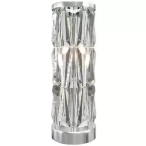 Maytoni Puntes Modern Glass Table Lamp Chrome