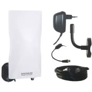 Image of Maximum DA-6100 LTE DVB-T/T2 active planar antenna Outdoors Amplification: 20 dB White
