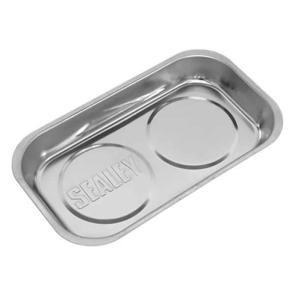 Image of Genuine SEALEY AK2312 Magnetic Collector with 2 Magnets 240 x 140mm