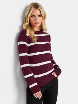 image of PixieGirl Petite Stripe Jumper, Red, Size 12-14, Women